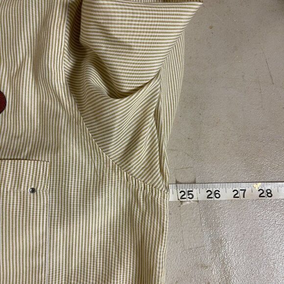 Fabrizio Vintage Embroidered Western Button Up Long Sleeve Shirt Large - Picture 9 of 12